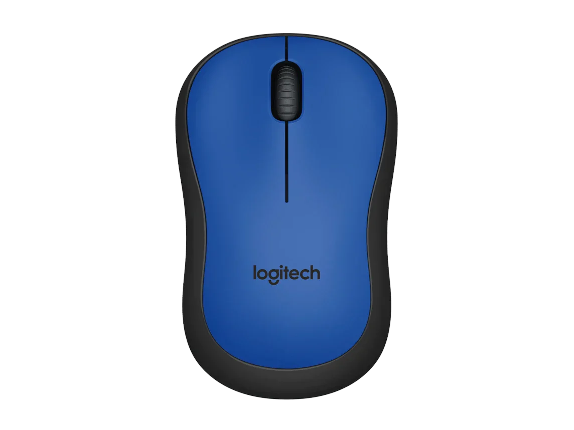 Logitech M221 Silent Wireless Mouse, Blue