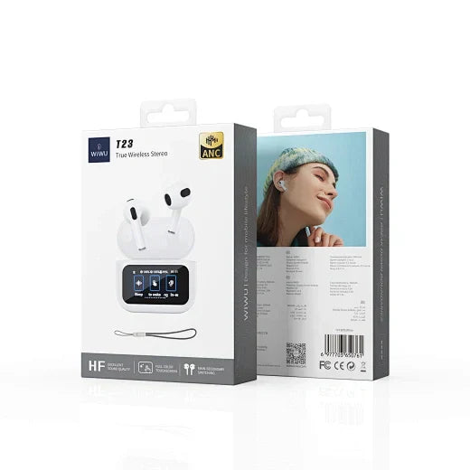 WiWU T23 True Wireless Stereo, White (New)