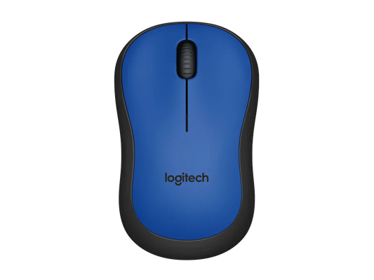 Logitech M221 Silent Wireless Mouse, Blue